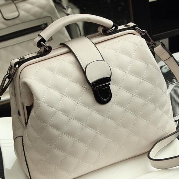 Handbags - White leather bag